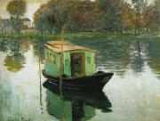 Claude Monet Le Bateau atelier oil